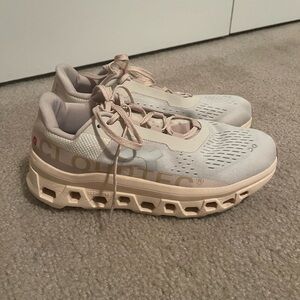 Women’s On Running Cloudmonster Cream/Pink Shoes